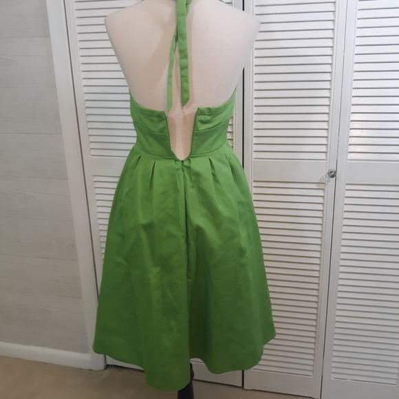 J. Crew cotton aline halter dress sz 0 *U - Picture 6 of 7